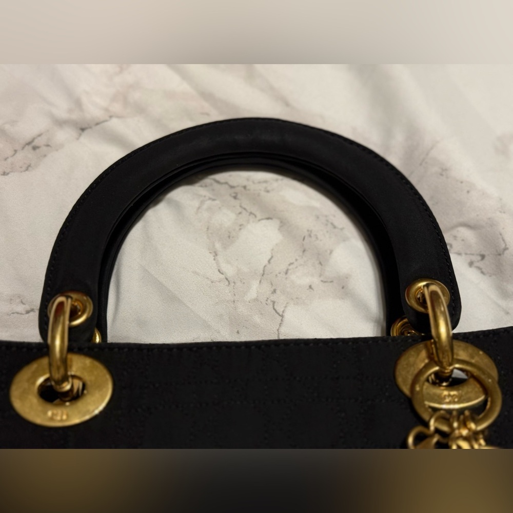 🎀Vintage Lady Dior Canvas Cannage Handbag🎀 - Picture 13 of 16